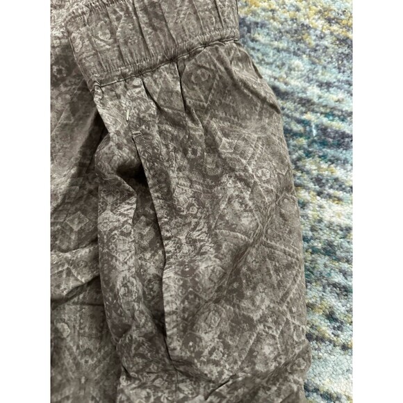 Orvis Pants Women's Pull On Elastic Waist Aztec Wide Leg Size M - Picture 9 of 10
